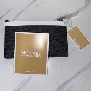Michael Kors Black Card Holder! Jet Set! MK!